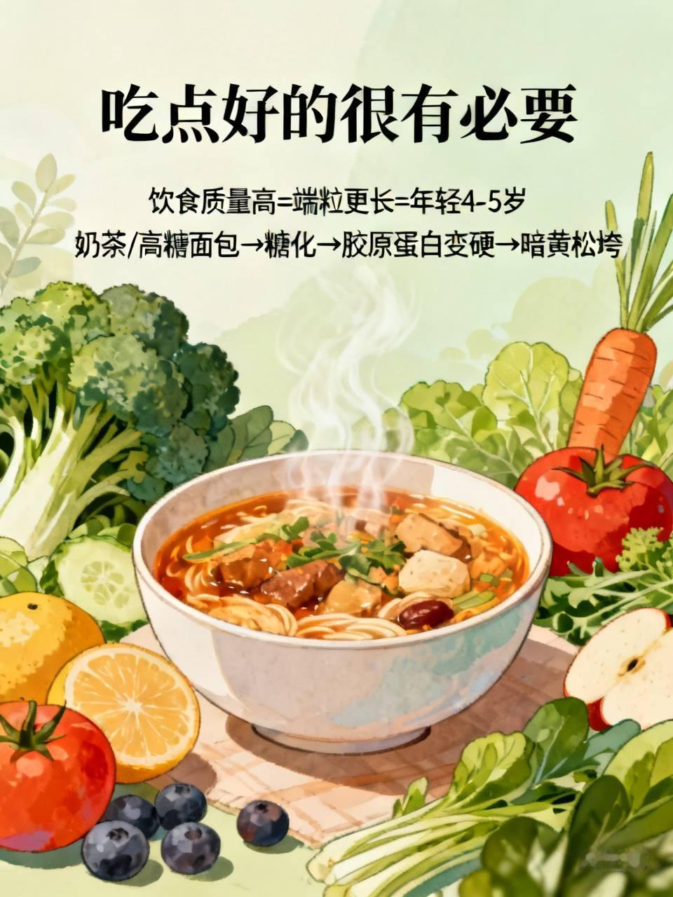 之前总觉得吃好点就是下馆子点贵菜，是犒劳自己的奢侈消费，直到熬了大半年顿顿凑活吃