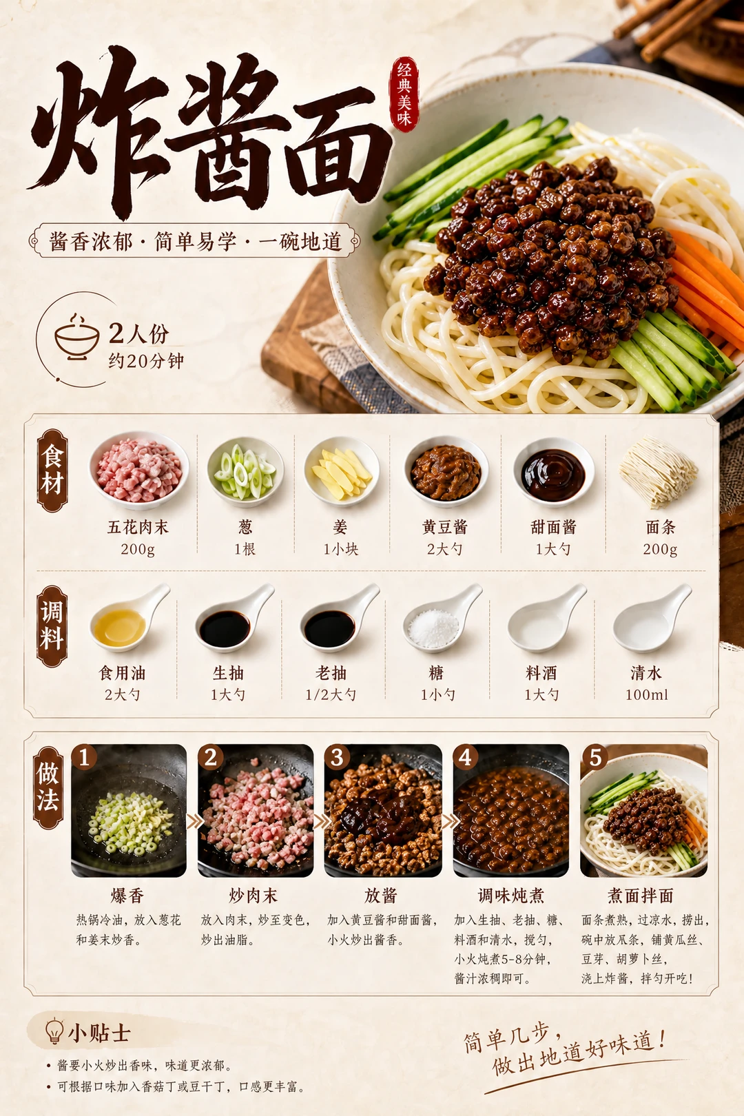 炸酱面才是夏天的标配