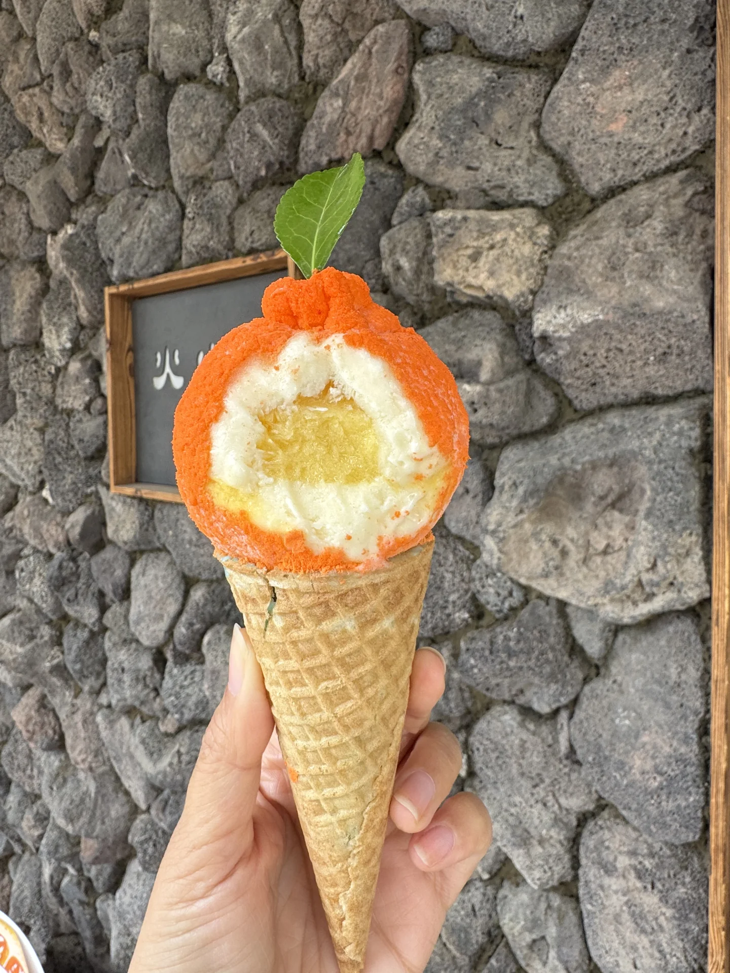 唯一缺点。。。只有青岛能吃到！！！🫧🍊