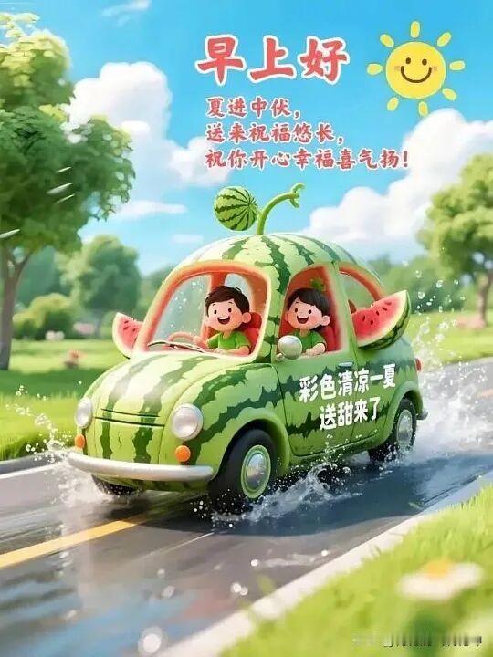 西瓜车开起来，凉爽一夏！