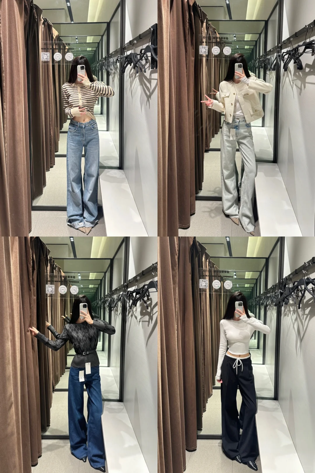 zara双11牛仔裤打折合集！