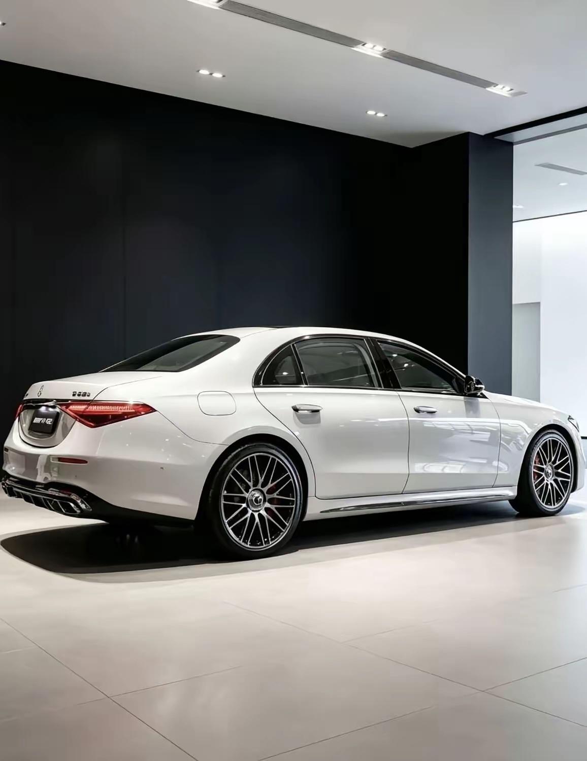 AMG S63L 远峰灰，喜鹊车迈巴赫的豪华底子 + AMG狂暴性能豪车超跑[超
