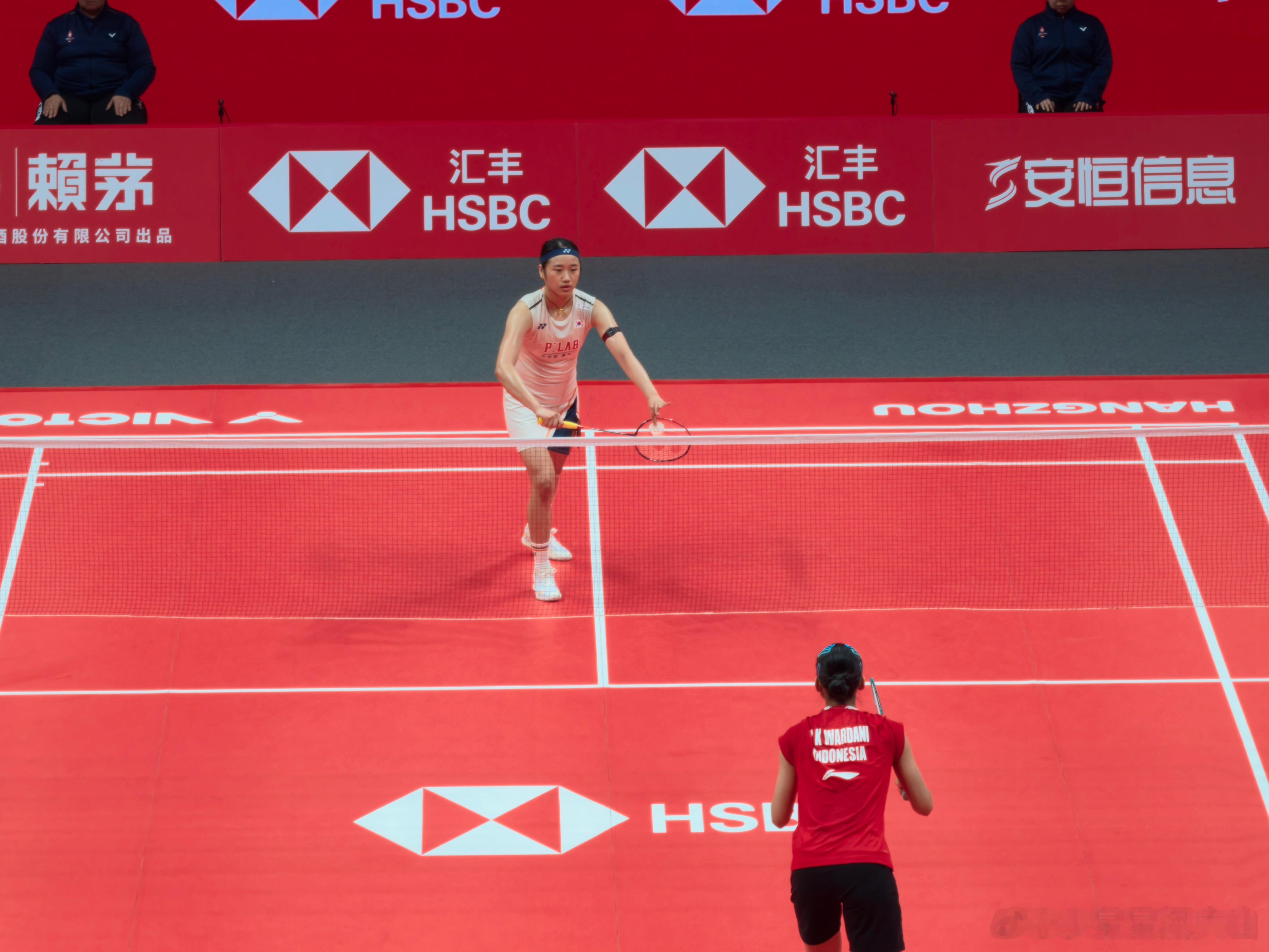 安洗莹🇰🇷 21-16、8-21、21-8 🇮🇩瓦尔达尼决胜杭州胜利在握