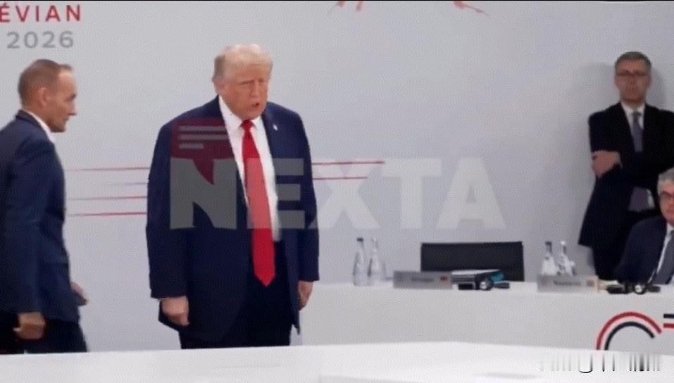 G7现场自称“我是老大”，各国领导发笑，特朗普那一声宣告能挽救日落西山的美国吗？