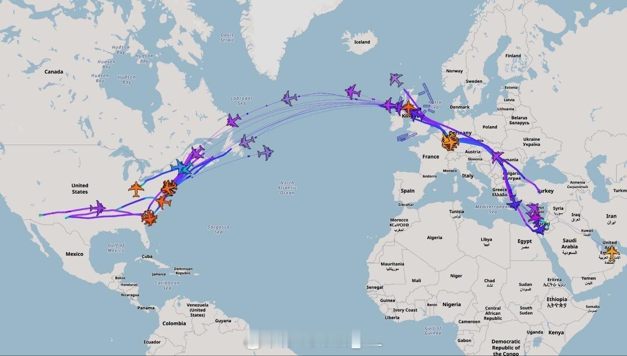 4月8日以来，美军已向中东地区执行运输航班73架次。 