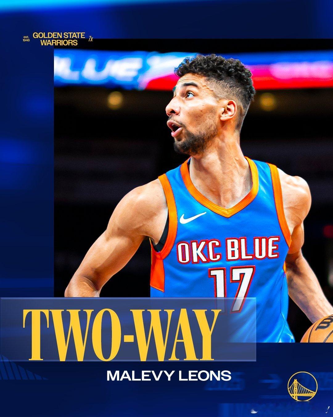 勇士裁掉图希！将签下身高6尺9寸的侧翼球员马莱维·莱昂斯，合同为双向合同。裁员与