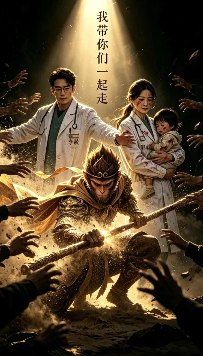 大圣:我带你们离开，光总会到来

不止孩子，牛马也不该被欺负。齐天大圣背影 齐天