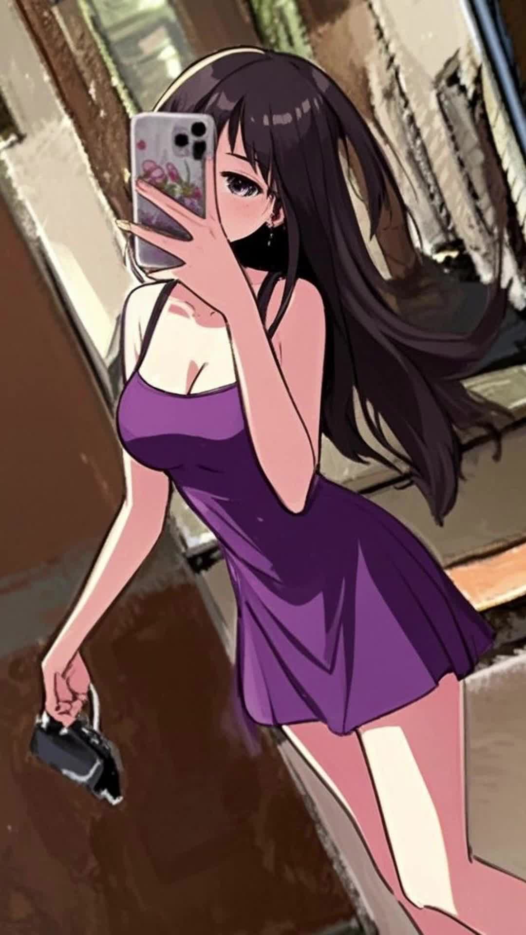 紫色真的好有韵味好显白啊啊！古希腊掌管纯欲滴神！