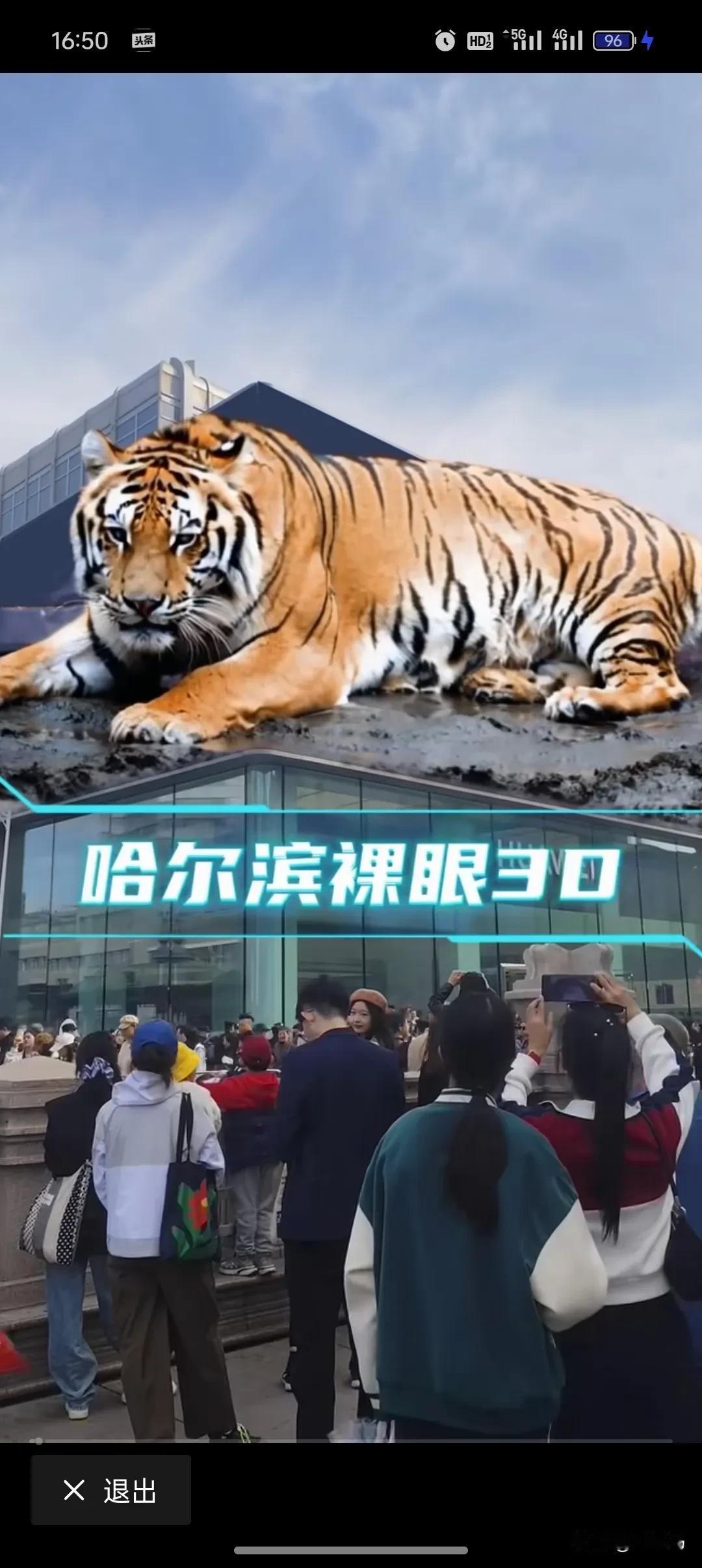 哈尔滨“二埋汰”梦幻裸眼特效，到底戳了谁的肺管子？

哈尔滨中央大街，这个假期最