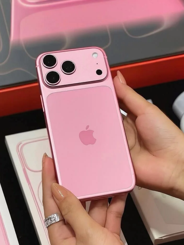 没有哪个女生能逃过粉色iPhone17Pro！