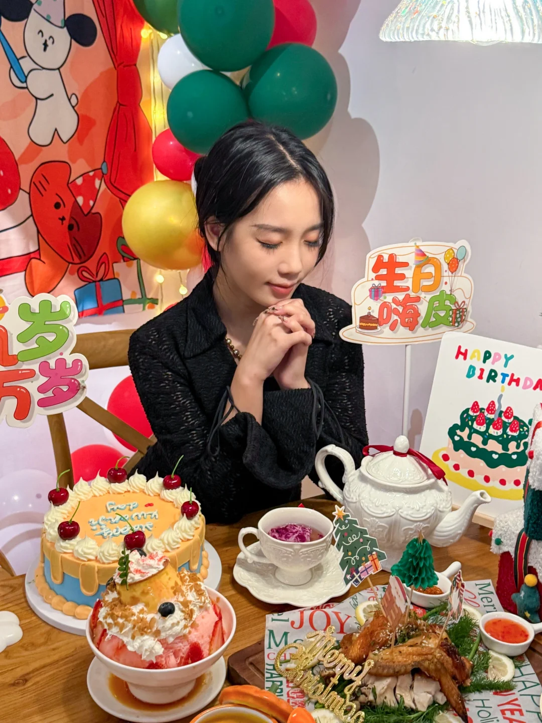 绝美圣诞主题甜品屋被我找到喽🥰