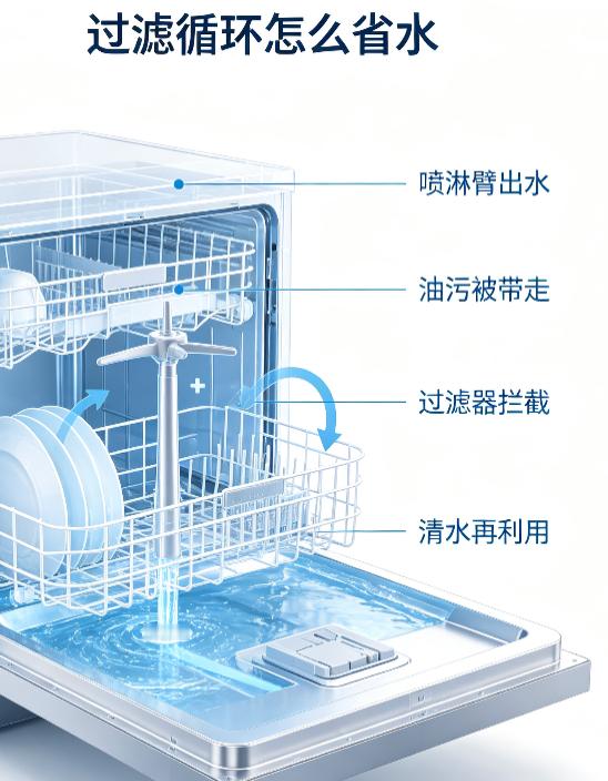 洗碗机真的比手洗更省水吗 洗碗机洗一次比咱们手洗要的时间多得多，难道不会比手洗费