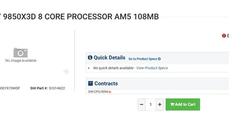新一代游戲神U！AMD銳龍7 9850X3D偷跑上架：要價不便宜