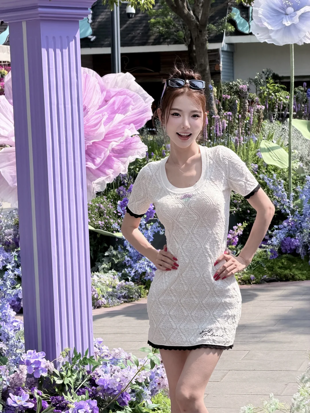 白天的花都这么仙！💜