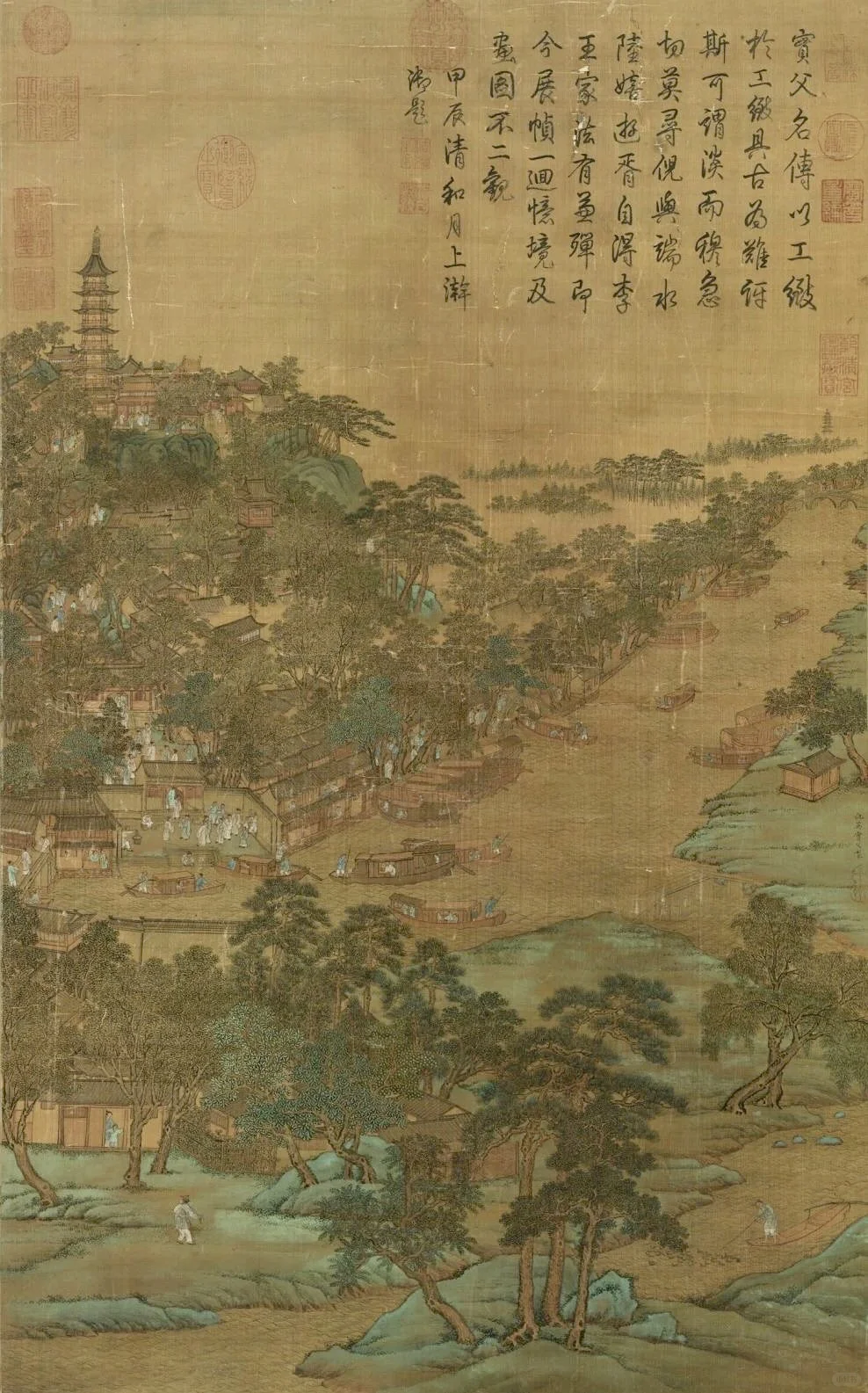 300幅传世名画仇英《虎丘图》