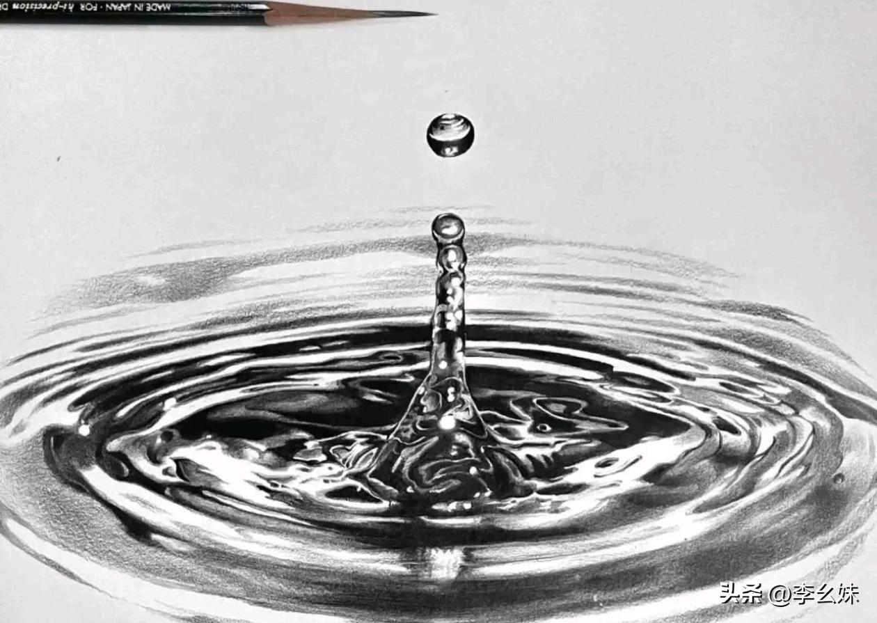 要是没这支铅笔我都以为这是图片