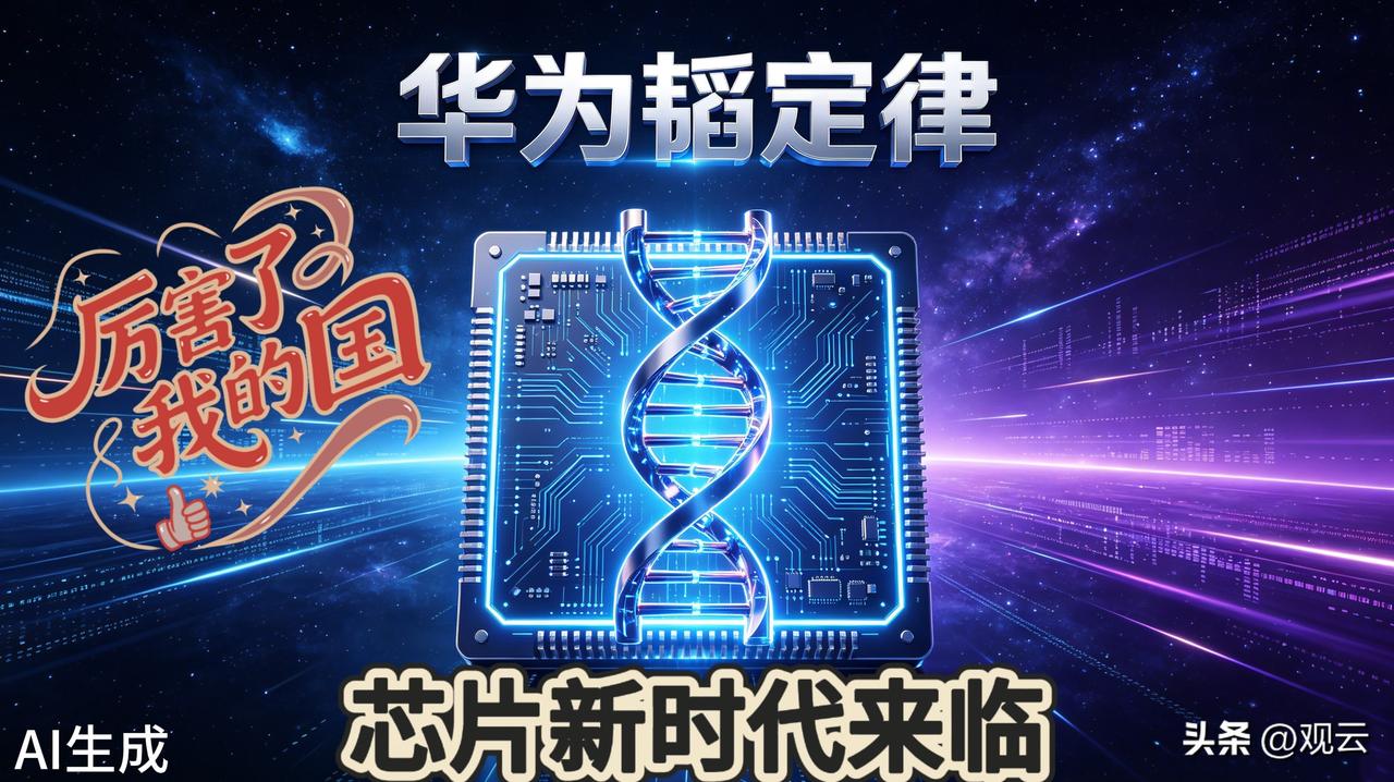 【华为“韬定律” 横空出世，谁最紧张】
这是一项“国运级别”的科技突破！
华为“