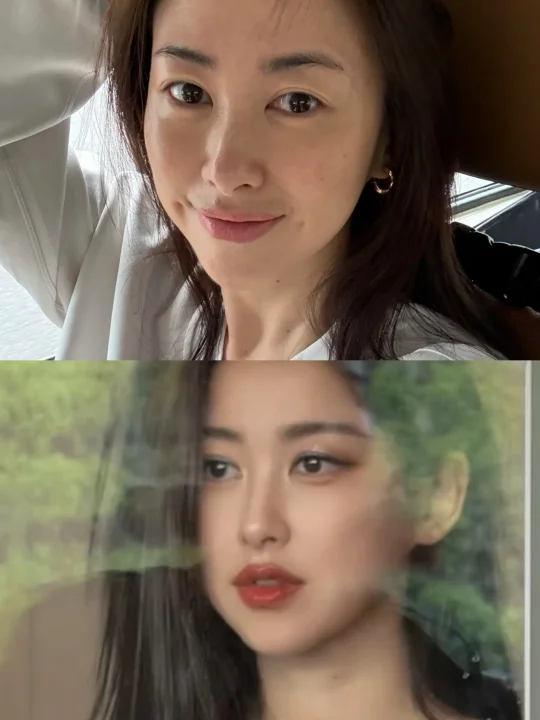 omg❗原来朱珠素颜长这样！！！