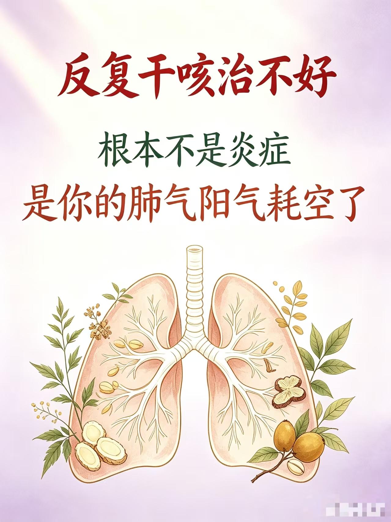 止咳药越吃越咳？中医：阳气补足，咳嗽自止！
明明没有感染，却总在夜间、凌晨干咳不