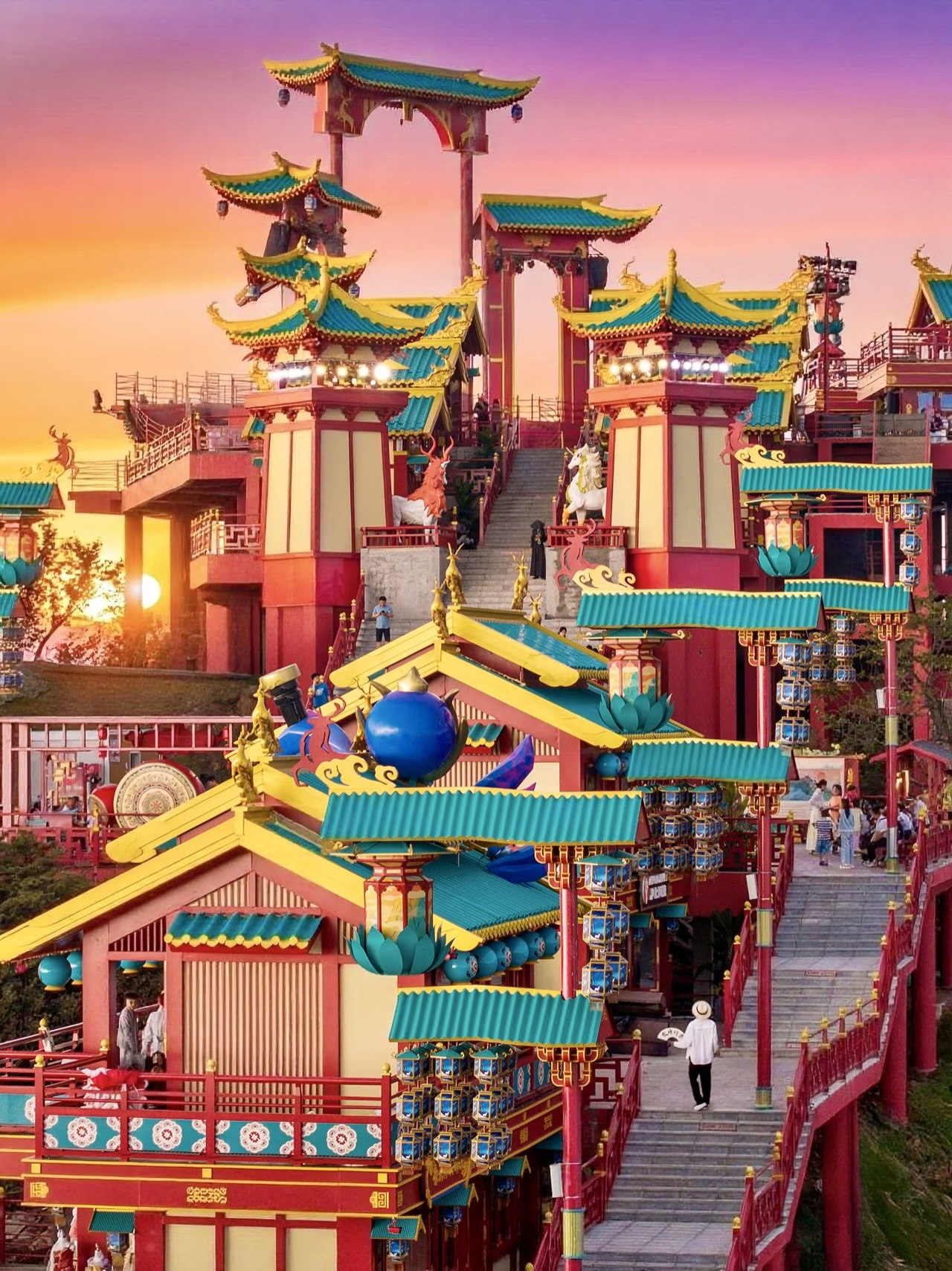 不是AI，是浙江海拔1200米的仙侠小镇❗