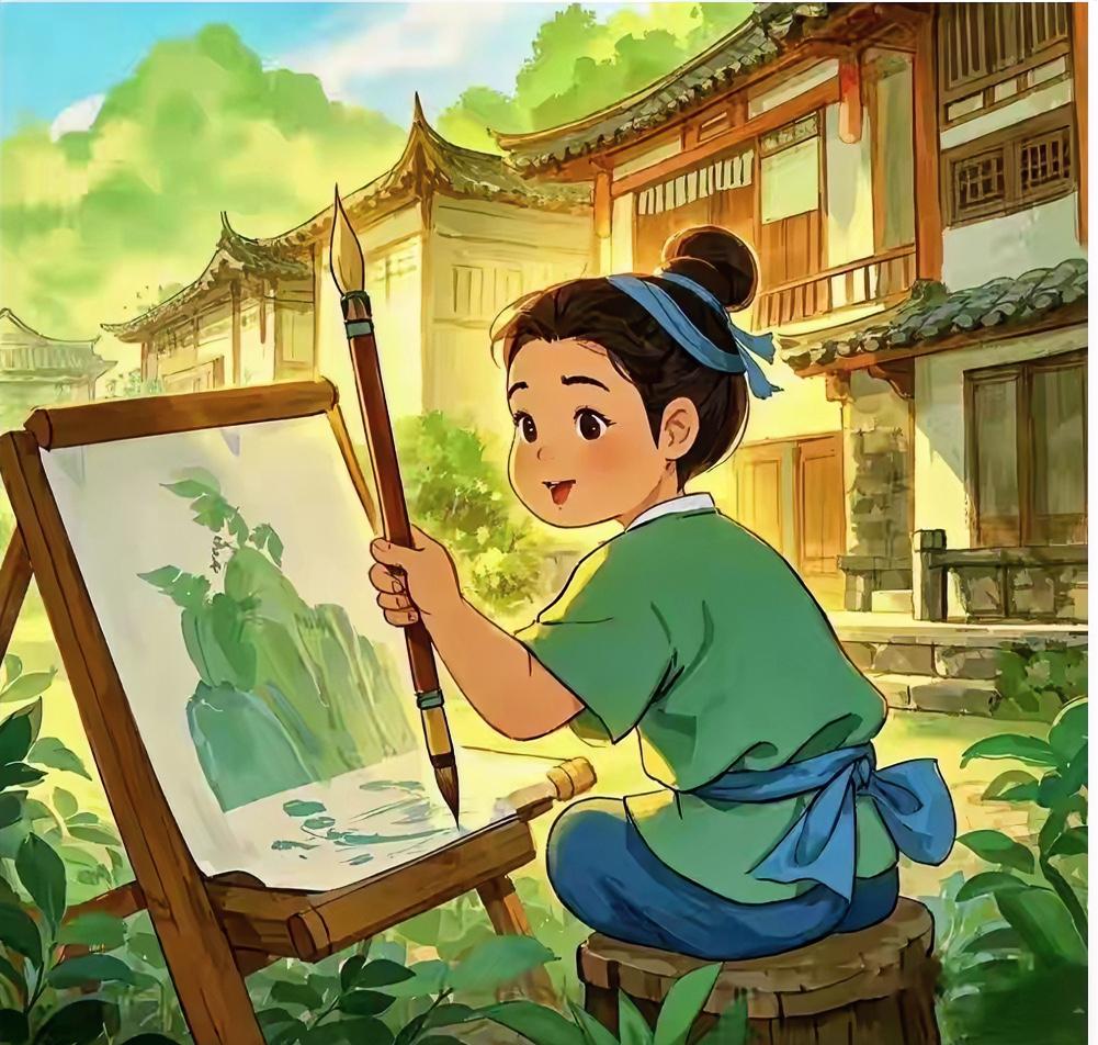 看到“画龙画虎难画骨”这个上联，我觉得挺有意思。它说的是画外表容易，可内在精髓难