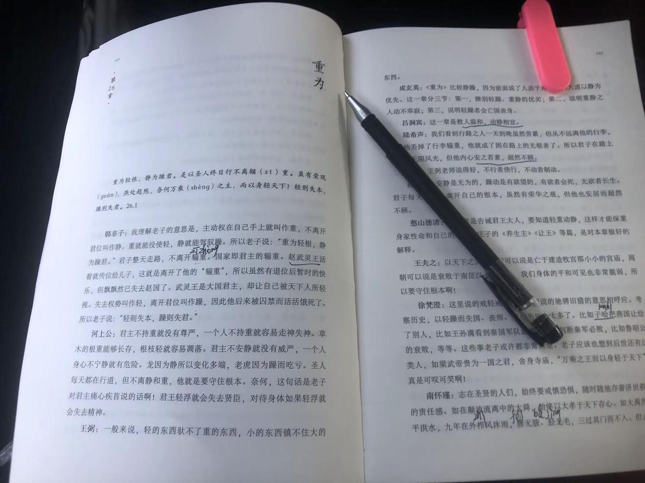 重为重为轻根，静为躁君安之若素，超然不顾文学阅读 文学笔记