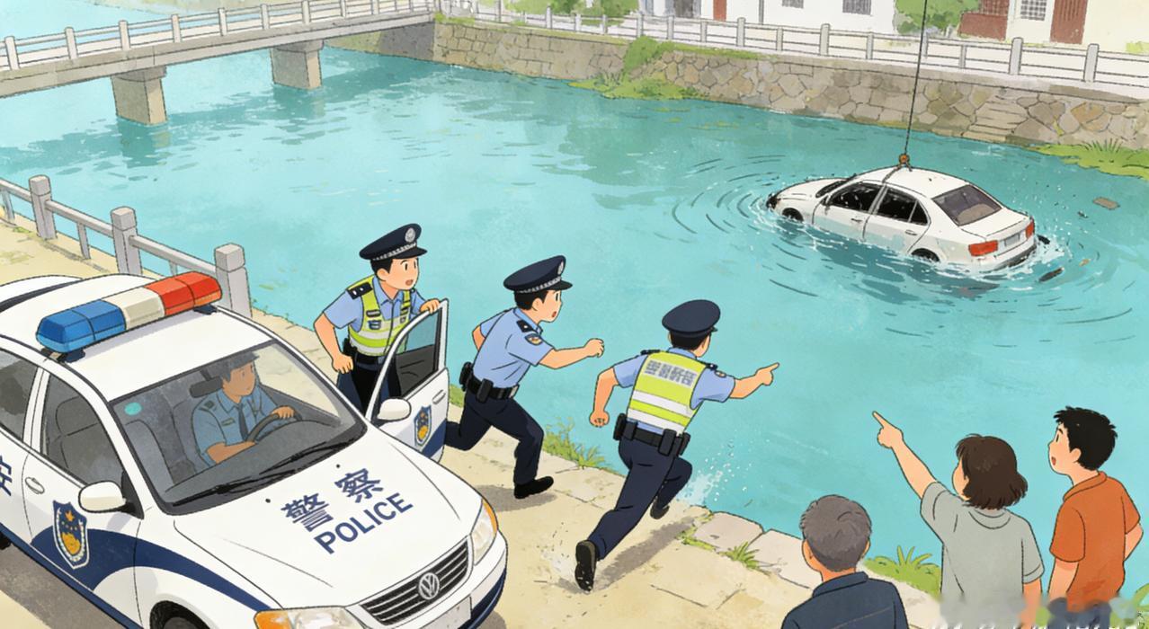 台州警民合力破冰救人天寒水冷，但人心滚烫！警察和热心群众这一跳，是真正的英雄本色