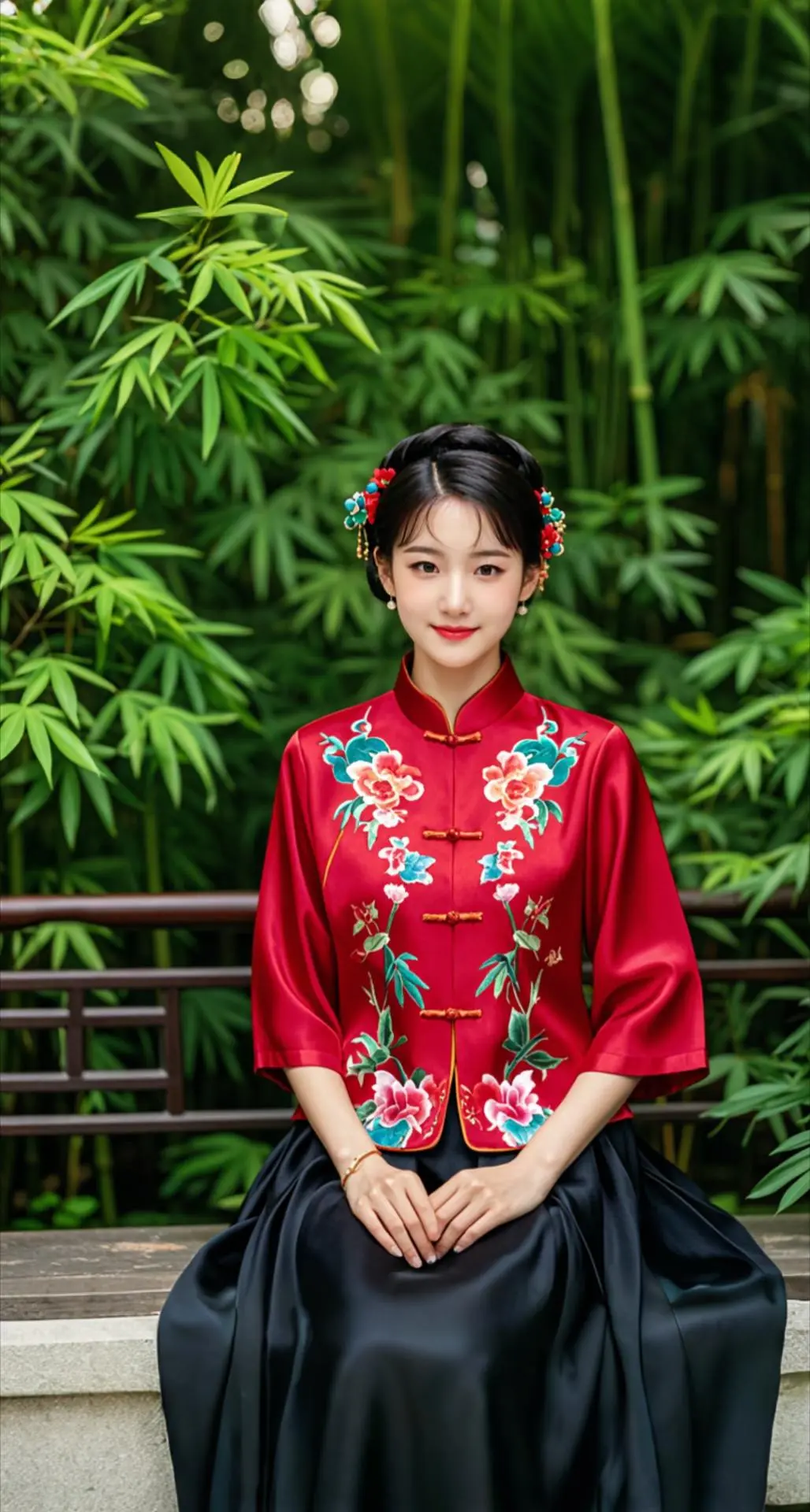 AI扩图 AI国风雅韵写真