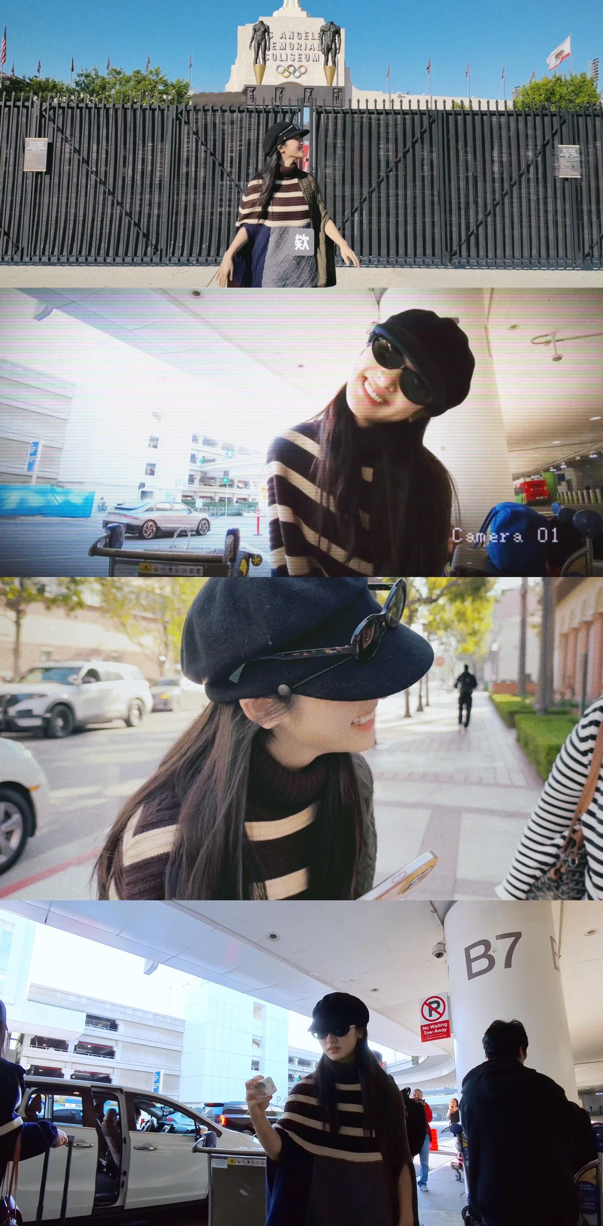 【周考】 问：请根据此女的美利坚穿搭以及动态，分别对她的美商、半素颜、四十五度侧