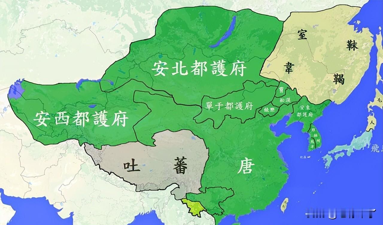 安史之乱前，安西都护府统兵2.4万，号称“安西军”，是唐帝国震慑西域的利刃。75