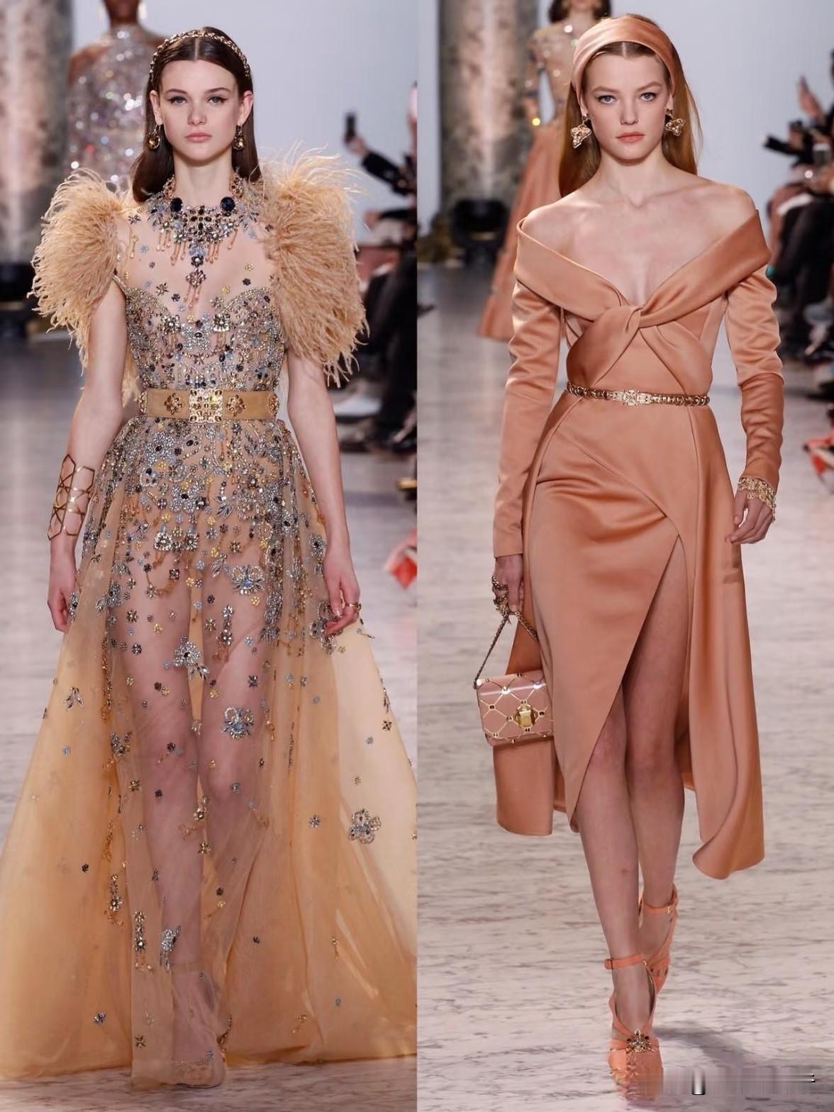 Elie Saab2017春夏高定
 
Elie Saab从古埃及汲取灵感，粉蓝