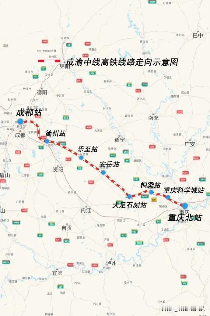 安岳人距自己的“火车梦”又近了一步！最近，有消息传出：成渝中线高铁松树湾隧道顺利