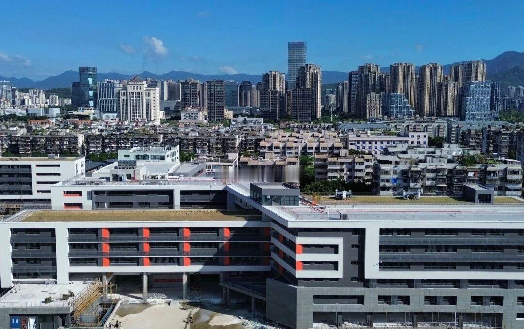 福州第十八中学高中部项目顺利实现楼栋落架 项目建设全面冲刺