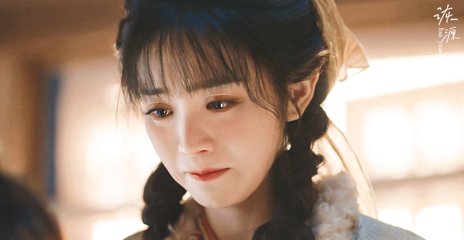 田曦薇 《逐玉》樊长玉 / 动图▷EP04-03 田园风-绿衣+头巾+双麻花辫-