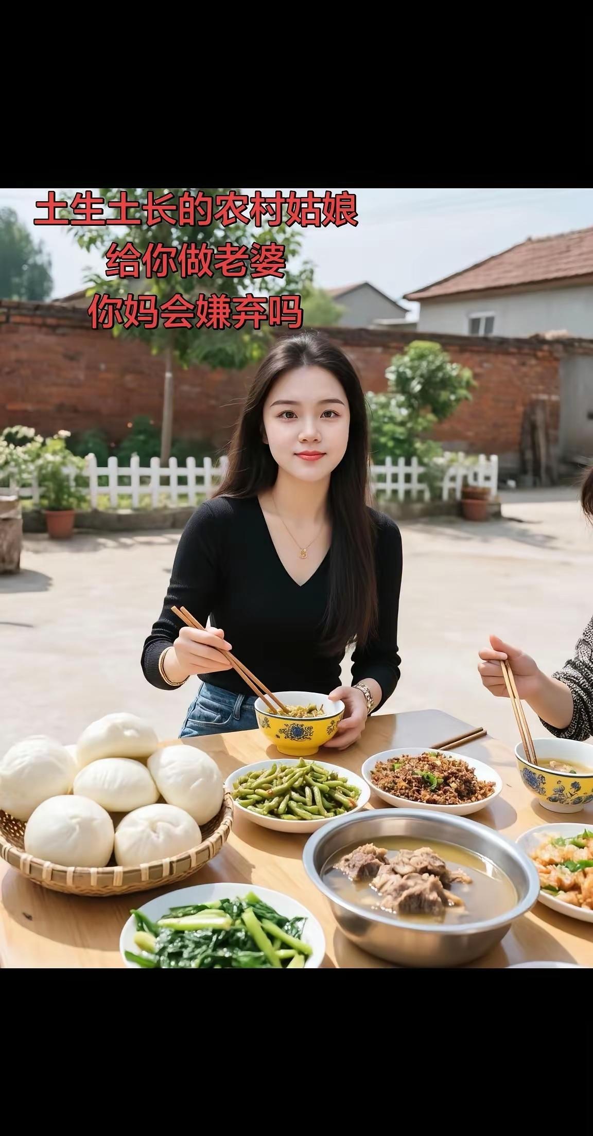 土生土长的农村姑娘，给你做老婆，你妈会嫌弃吗？😋👩‍🍳