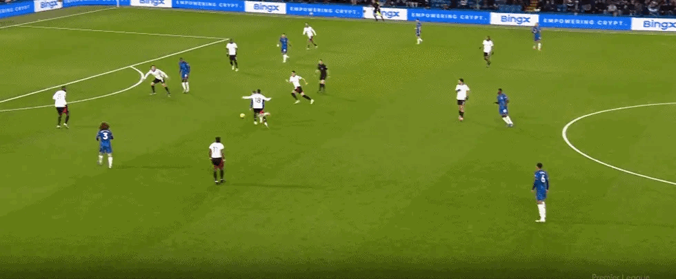 切尔西-富勒姆。帕尔默上半场的这粒进球（16‘），真的有巅峰梅西的感觉，太流畅了