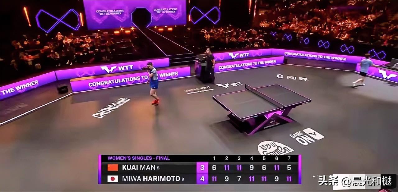 蒯曼3-4张本美和、国乒无缘重庆冠军赛女子单打冠军

这一场女单决赛中，蒯曼的正