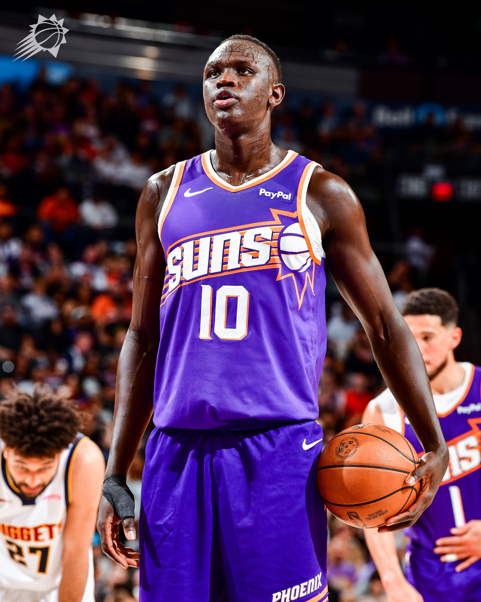 📊 马鲁11分钟 拿下6分2盖帽 做的不错！菲尼克斯太阳 ｜旭日东升 ｜掘金v