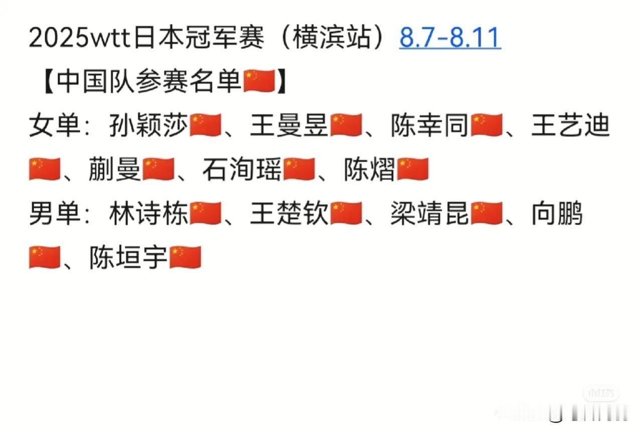 横滨wtt新增陈熠，希望继续努力，证明一下美满不是靠运气！
好希望黄能上，但世排