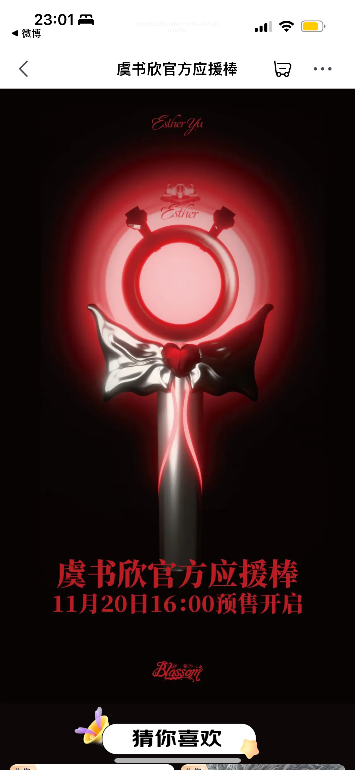 虞书欣应援棒设计的好适合她这简直就是仙女棒魔法棒～太可爱了 