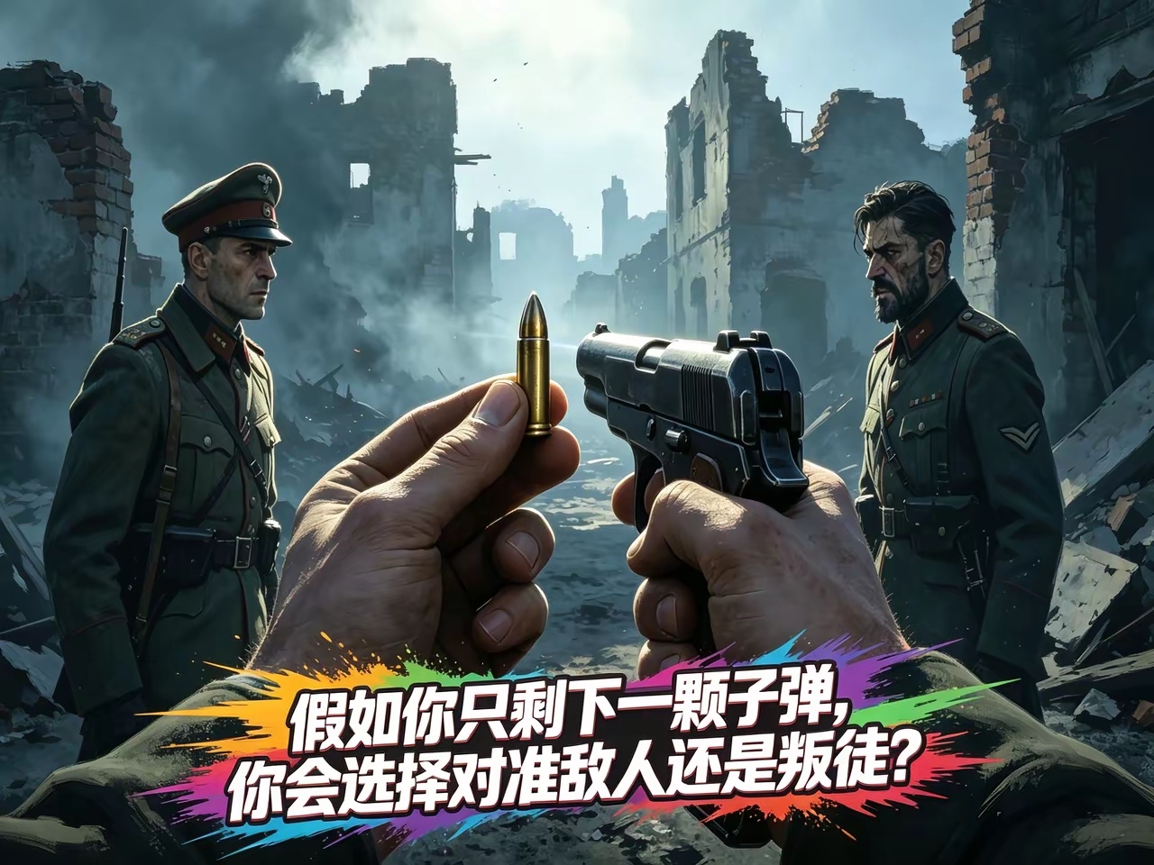 假如你只剩下一颗子弹，你会选择对准敌人还是叛徒？ 