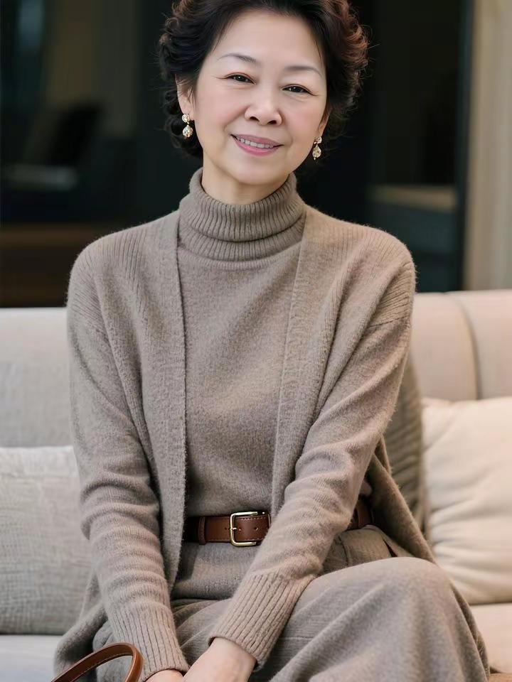 AI暖棕系写真 ai创作 穿搭时尚