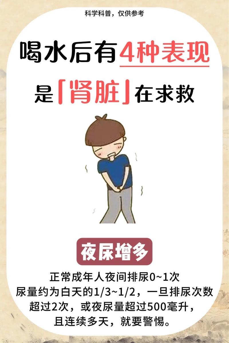 喝水后的5个异常可能是身体在求救

你每天都在喝水，却可能从没读懂身体的“求救暗