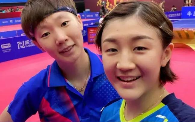 陈梦：曼昱，真棒
曼昱：谢谢梦姐
陈梦：一姐都被你拿下
曼昱：嘻嘻
陈梦：温特挺