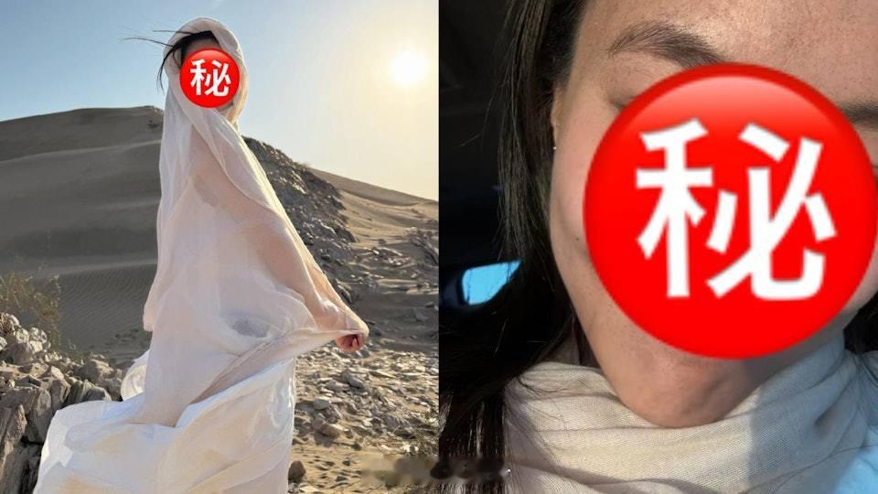 男神收割機遊沙漠遠睇靚到似仙女　大頭照臉上驚現一點點好嚇人現年35歲的陳瀅近年備