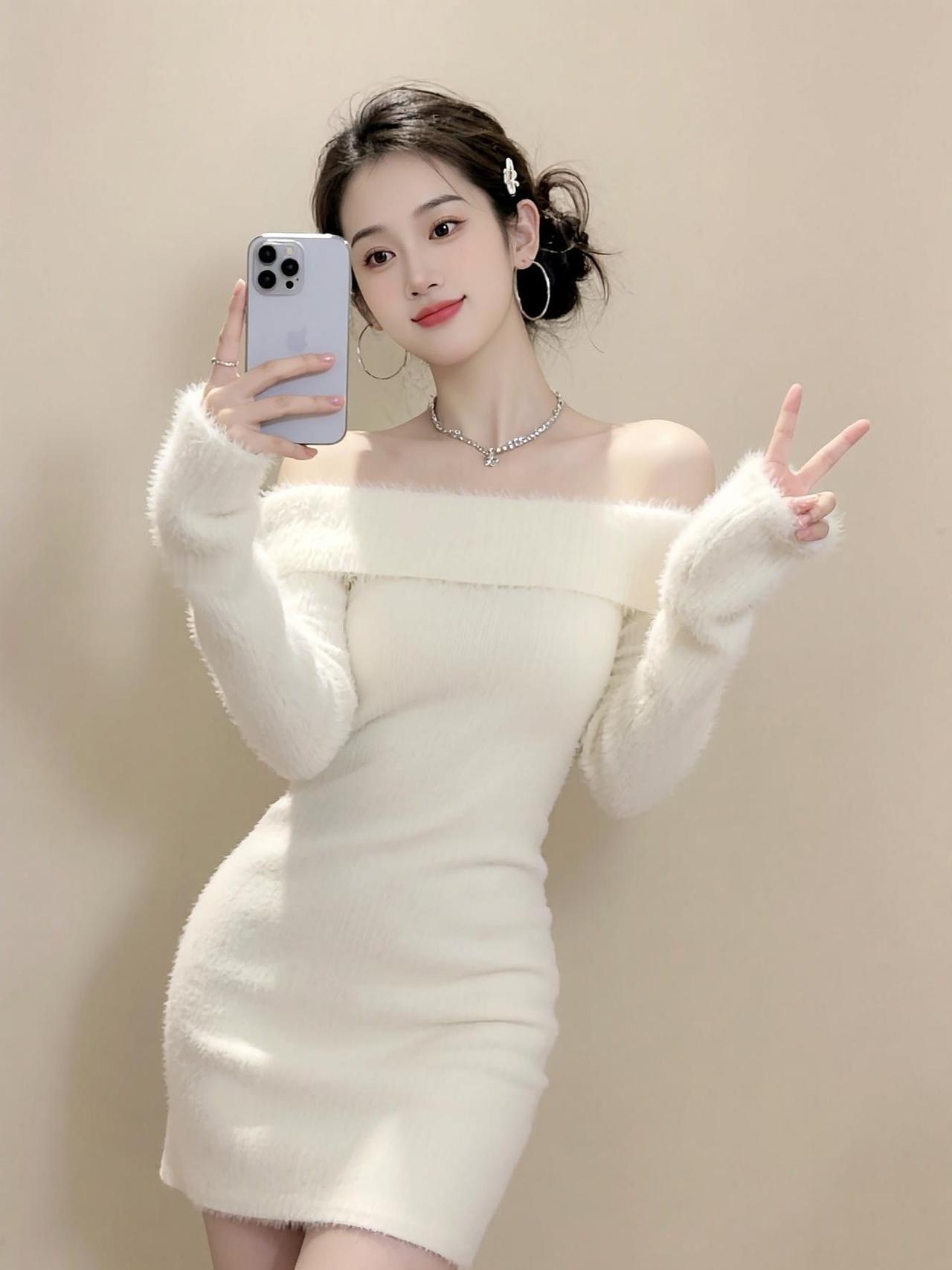 AI毛绒露肩自拍 抖音ai创作 抖音玩法合伙人计划