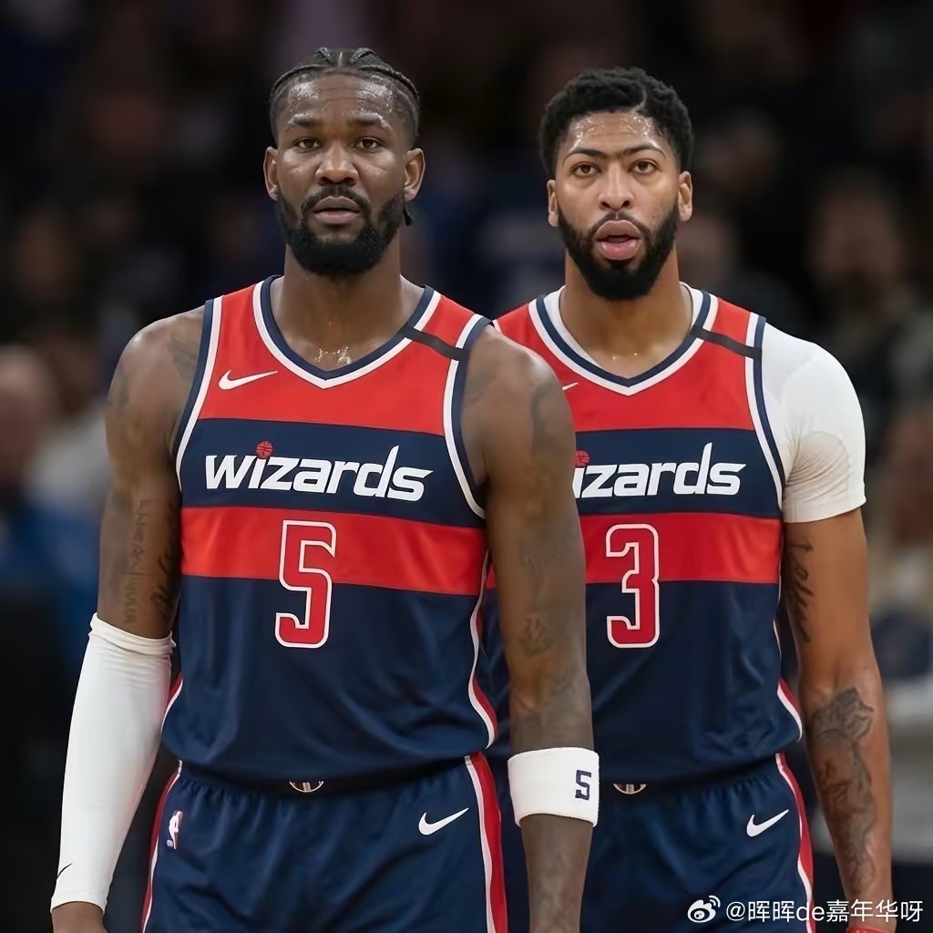 NBA 奇才队3位状元秀下赛季薪水对比：1、浓眉——33岁，薪水5846万美元2