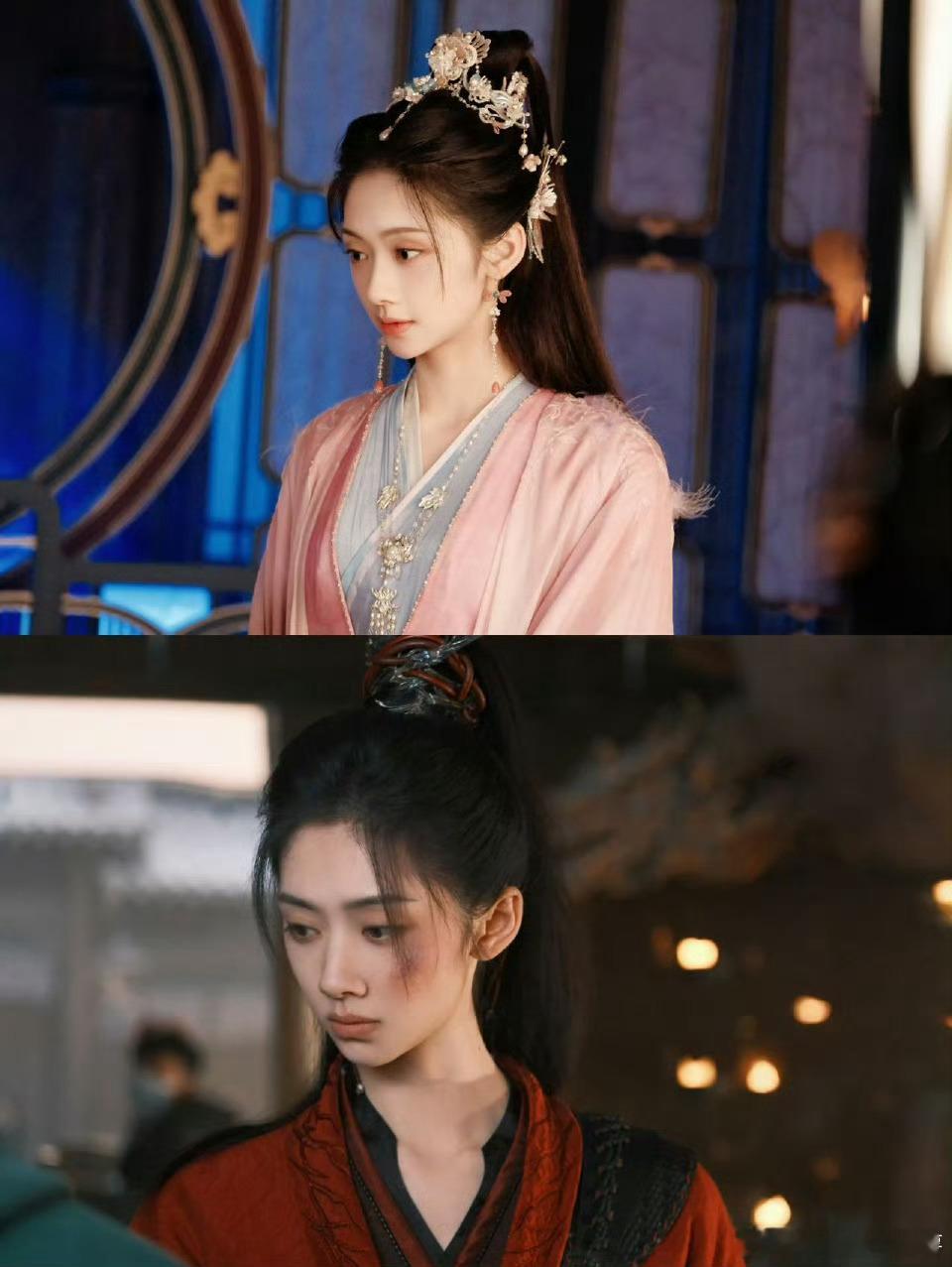 王影璐开辟盐甜双修赛道穿仙服的样子，软萌又灵动，完全是甜系天花板！每一个角色都塑