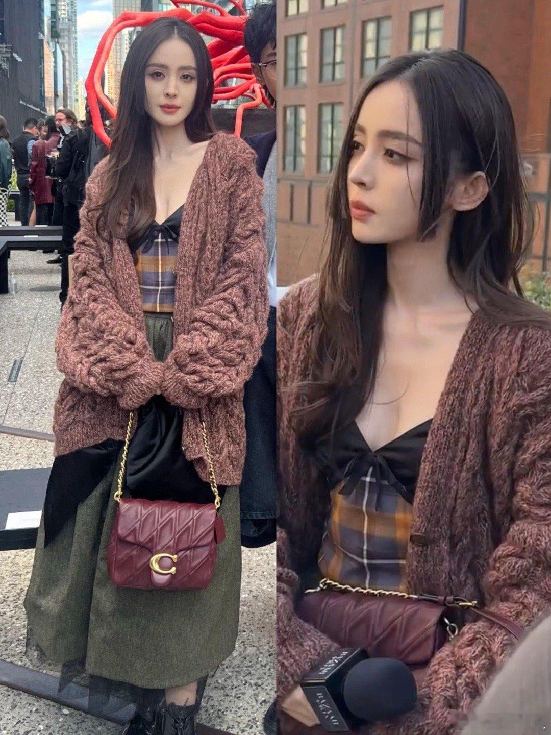 娜扎亮相coach秀场，公主切造型美丽动人🥰🥰 ​​​