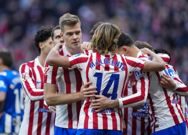 西甲第20轮，马竞主场1比0小胜阿拉维斯。第48分钟，瑟洛特头球破门，打入全场比